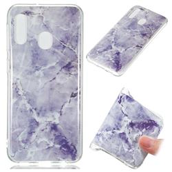Light Gray Soft TPU Marble Pattern Phone Case for Samsung Galaxy A20e