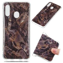 Brown Soft TPU Marble Pattern Phone Case for Samsung Galaxy A20e