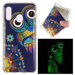 Tribe Owl Noctilucent Soft TPU Back Cover for Samsung Galaxy A20e