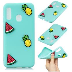 Watermelon Pineapple Soft 3D Silicone Case for Samsung Galaxy A20e