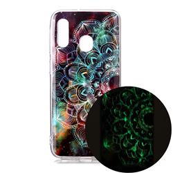 Datura Flowers Noctilucent Soft TPU Back Cover for Samsung Galaxy A20e