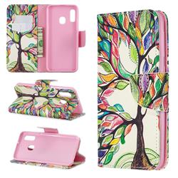 The Tree of Life Leather Wallet Case for Samsung Galaxy A20e