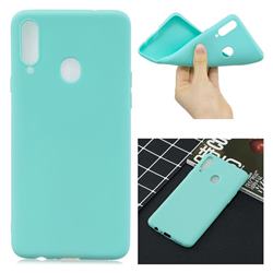 Candy Soft Silicone Protective Phone Case for Samsung Galaxy A20s - Light Blue