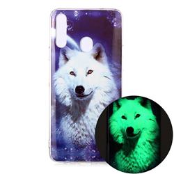 Galaxy Wolf Noctilucent Soft TPU Back Cover for Samsung Galaxy A20s