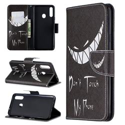 Crooked Grin Leather Wallet Case for Samsung Galaxy A20s