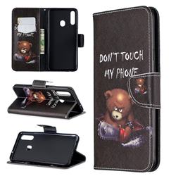 Chainsaw Bear Leather Wallet Case for Samsung Galaxy A20s