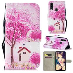 Tree House 3D Painted Leather Wallet Phone Case for Samsung Galaxy A20s