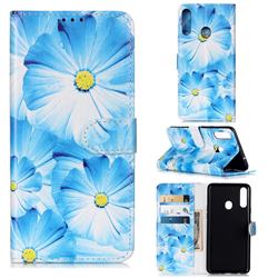 Orchid Flower PU Leather Wallet Case for Samsung Galaxy A20s