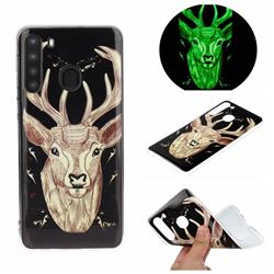 Fly Deer Noctilucent Soft TPU Back Cover for Samsung Galaxy A21
