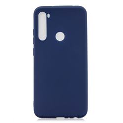 Candy Soft Silicone Protective Phone Case for Samsung Galaxy A21 - Dark Blue