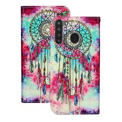 Butterfly Chimes PU Leather Wallet Case for Samsung Galaxy A21