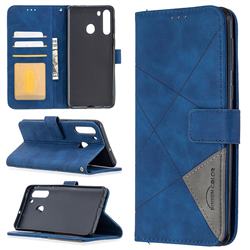 Binfen Color BF05 Prismatic Slim Wallet Flip Cover for Samsung Galaxy A21 - Blue