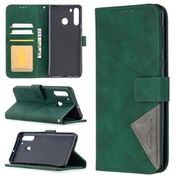 Binfen Color BF05 Prismatic Slim Wallet Flip Cover for Samsung Galaxy A21 - Green