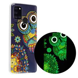Tribe Owl Noctilucent Soft TPU Back Cover for Samsung Galaxy A21s