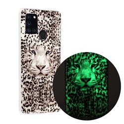 Leopard Tiger Noctilucent Soft TPU Back Cover for Samsung Galaxy A21s