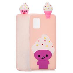 Ice Cream Man Soft 3D Climbing Doll Soft Case for Samsung Galaxy A21s
