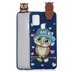 Bad Owl Soft 3D Climbing Doll Soft Case for Samsung Galaxy A21s