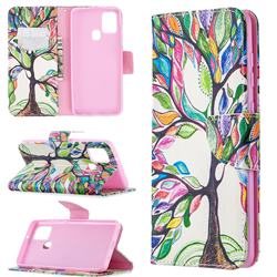 The Tree of Life Leather Wallet Case for Samsung Galaxy A21s