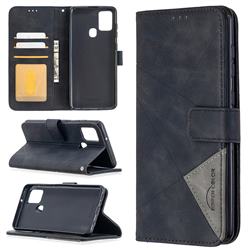 Binfen Color BF05 Prismatic Slim Wallet Flip Cover for Samsung Galaxy A21s - Black