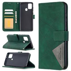 Binfen Color BF05 Prismatic Slim Wallet Flip Cover for Samsung Galaxy A21s - Green