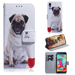 Pug Dog PU Leather Wallet Case for Samsung Galaxy A2 Core