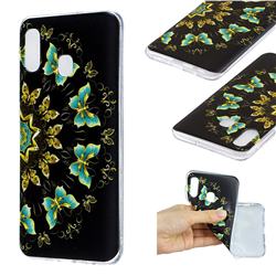 Circle Butterflies Super Clear Soft TPU Back Cover for Samsung Galaxy A30