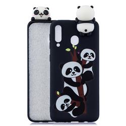Ascended Panda Soft 3D Climbing Doll Soft Case for Samsung Galaxy A30
