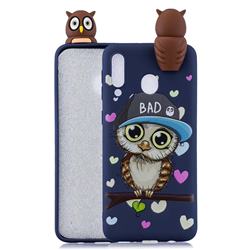 Bad Owl Soft 3D Climbing Doll Soft Case for Samsung Galaxy A30