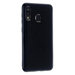 2mm Candy Soft Silicone Phone Case Cover for Samsung Galaxy A30 - Black
