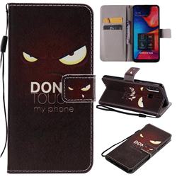 Angry Eyes PU Leather Wallet Case for Samsung Galaxy A30