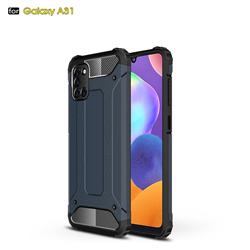 King Kong Armor Premium Shockproof Dual Layer Rugged Hard Cover for Samsung Galaxy A31 - Navy