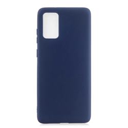 Candy Soft Silicone Protective Phone Case for Samsung Galaxy A31 - Dark Blue