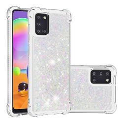 Dynamic Liquid Glitter Sand Quicksand Star TPU Case for Samsung Galaxy A31 - Pink