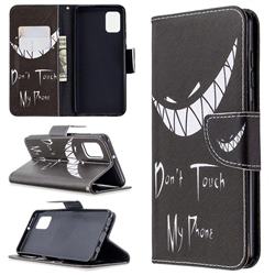 Crooked Grin Leather Wallet Case for Samsung Galaxy A31