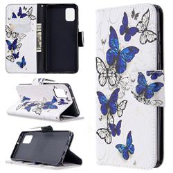 Flying Butterflies Leather Wallet Case for Samsung Galaxy A31