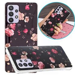 Rose Flower Noctilucent Soft TPU Back Cover for Samsung Galaxy A32 5G