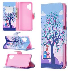 Tree and Owls Leather Wallet Case for Samsung Galaxy A32 5G