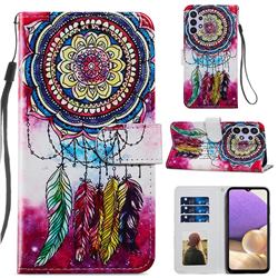 Dreamcatcher Smooth Leather Phone Wallet Case for Samsung Galaxy A32 5G