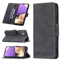 Binfen Color RFID Blocking Leather Wallet Case for Samsung Galaxy A32 5G - Black