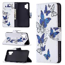 Flying Butterflies Leather Wallet Case for Samsung Galaxy A32 4G