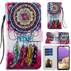 Dreamcatcher Smooth Leather Phone Wallet Case for Samsung Galaxy A32 4G