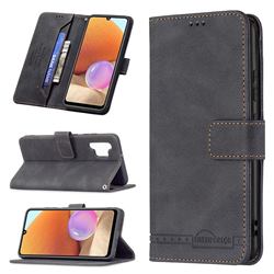 Binfen Color RFID Blocking Leather Wallet Case for Samsung Galaxy A32 4G - Black