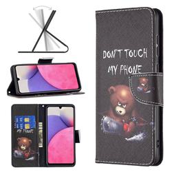 Chainsaw Bear Leather Wallet Case for Samsung Galaxy A33 5G