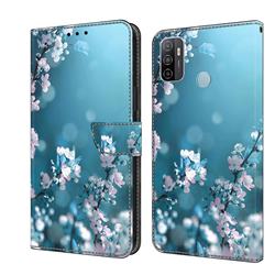 Plum Blossom Crystal PU Leather Protective Wallet Case Cover for Samsung Galaxy A33 5G