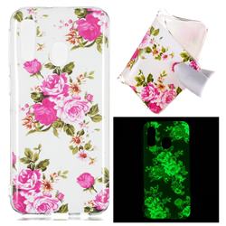 Peony Noctilucent Soft TPU Back Cover for Samsung Galaxy A40