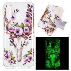 Sika Deer Noctilucent Soft TPU Back Cover for Samsung Galaxy A40
