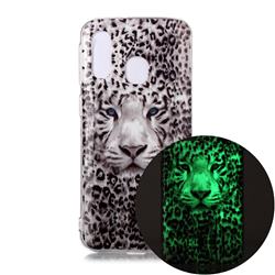 Leopard Tiger Noctilucent Soft TPU Back Cover for Samsung Galaxy A40