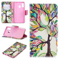 The Tree of Life Leather Wallet Case for Samsung Galaxy A40