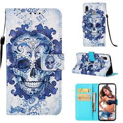 Cloud Kito 3D Painted Leather Wallet Case for Samsung Galaxy A40
