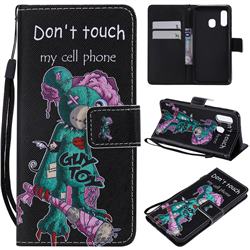 One Eye Mice PU Leather Wallet Case for Samsung Galaxy A40
